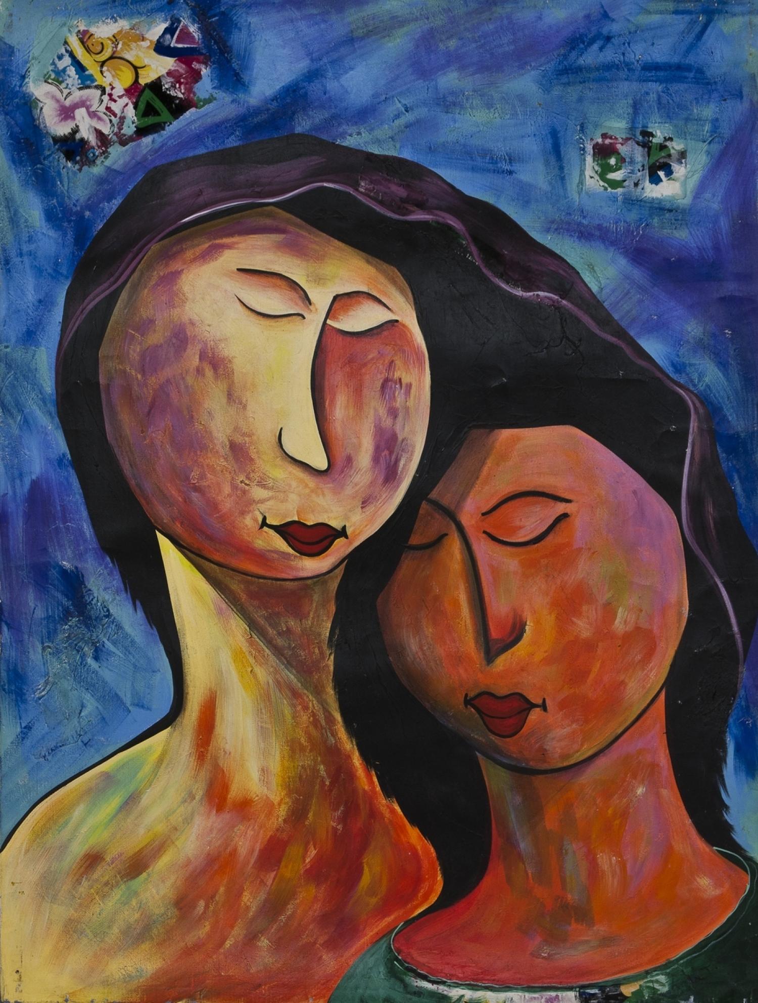 Two sisters by Hulde Gusman